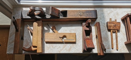 Tischlerhobel antik - 6,