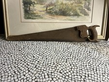 Antike Handsäge Landhaus um