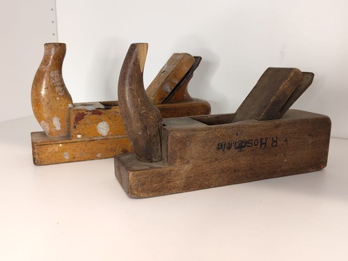 Vintage holzhobel - 2x,